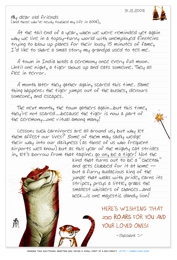 Best wishes for 2010. 